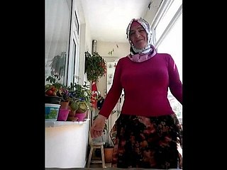 nenek Turki di peel amatir