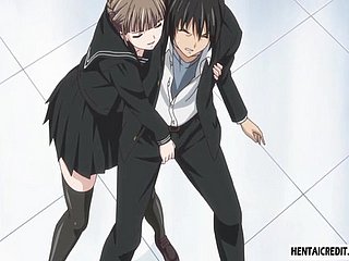 Bịt mắt và trẻ em gái hentai bịt miệng