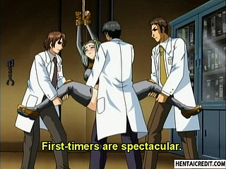 Trói hentai Babe gets fucked
