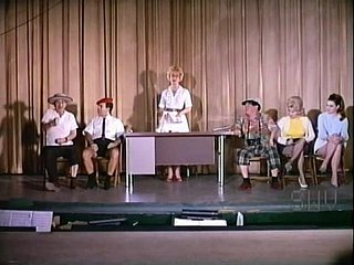 Vintage striptease on public