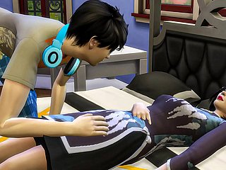 Hijo se folla a mamá coreana después de tomar una siesta coreana película de sexo de sexo coreano mamá e hijo follando