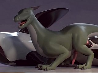 Monster, Kreatur, pelziger CG -Porno -Zusammenstellung
