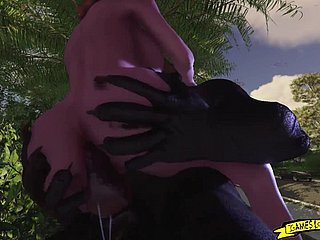 城市化3D怪物他妈的