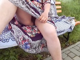투명 드레스에 털이 성숙한