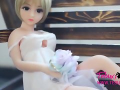 Petite Teen Blondes erstaunliches Sexpuppe