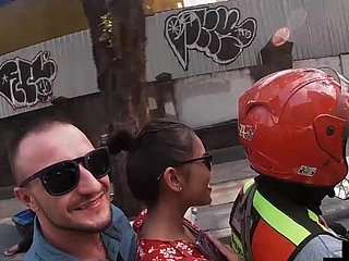 Amateur couple on a fixture out in Bangkok