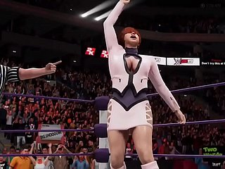 كاساندرا مع Sophitia vs Shermie مع Ivy - نهاية فظيعة !! - WWE2K19 - Waifu المصارعة