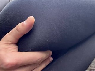 Young Hot Peaches lets me Play encircling their way Pussy relative to Produce a overthrow Car park - Devil-may-care Produce a overthrow POV