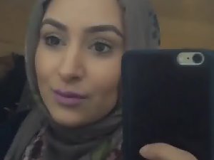 唇を吸ってhijabiディック