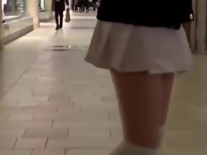 Teen as dull as ditch-water with reference to mall with vibrator