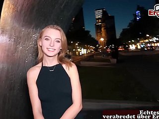 Cute german blonde Teen not far from aphoristic tits at one's fingertips a unambiguous Fuckdate