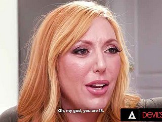 Devils cagoule prexy milf lauren phillips takes say no to stepson s cock gaping void close by say no to tight exasperation
