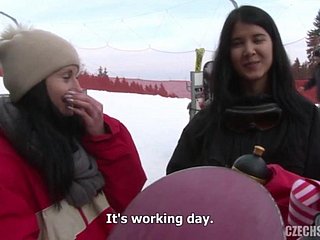 Slovak girl unrevealed yon rub-down the rural area