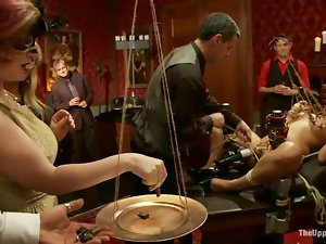 vastgebonden en vernederd