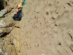 Dickflah - Ninja cumshot for sunbathing girl
