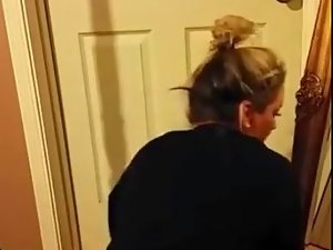 twerking durch die Tür