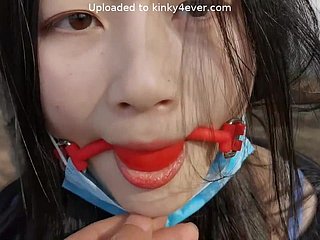 Incredibile hang on porno BDSM per una crostata asiatica viziosa