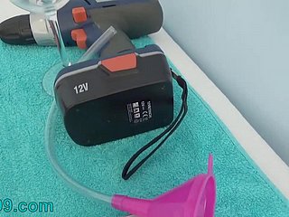 Peehole Feign involving Drilldo together with Bladder filled involving Cum