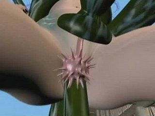 3Dアニメーションヘンタイ女ハードヘビモンスターに犯さ