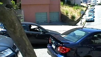 Nude in San Francisco: Fushia walks naked all the way around the block