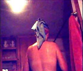 Hidden cam, cousin michelle gets out of the shower2