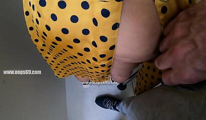 Husband Likes to See a Stranger Man to Touch his Wife's Big Ass in Public Places like Metro Subway Trains and buses